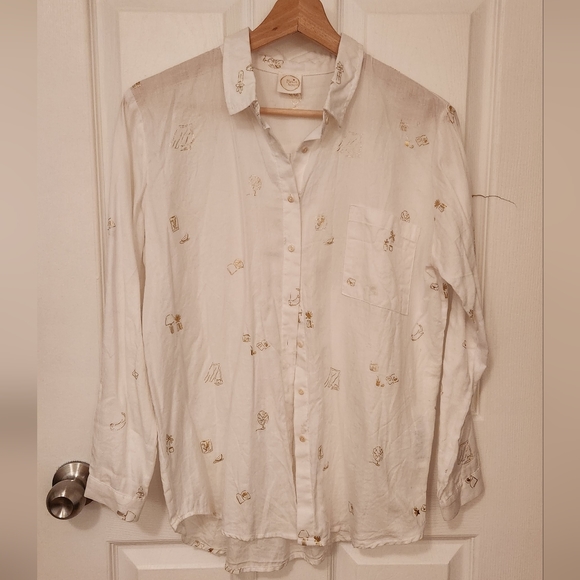 White cotton blouse Des Petits Hauts - Picture 3 of 11